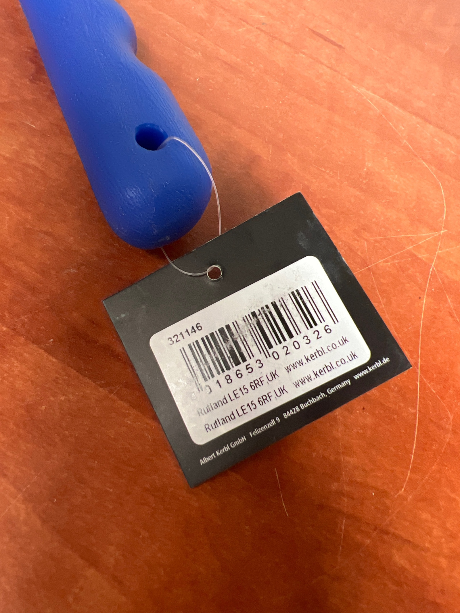 Covalliero cure-pied avec brosse bleu — photo 2