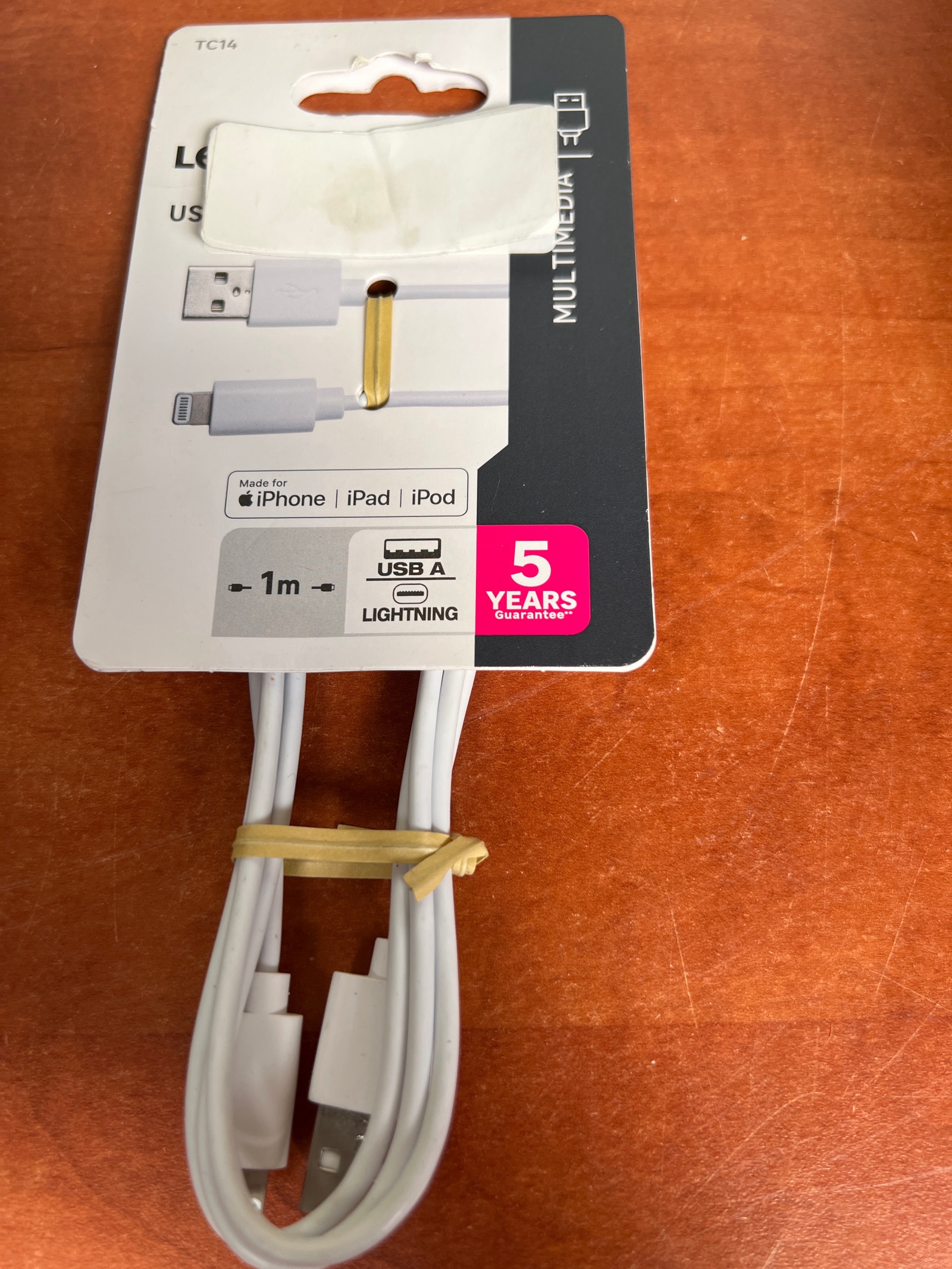 Câble USB-A vers Lightning 1 m (TC14)