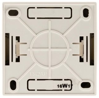 Zenitech Bel'Vue prise TV saillie 9,52 mm blanc
