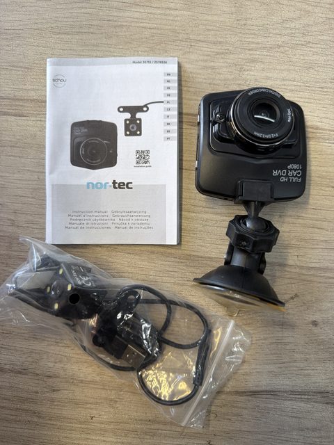 Dashcam Nor-Tec Full HD 1080p avec support ventouse