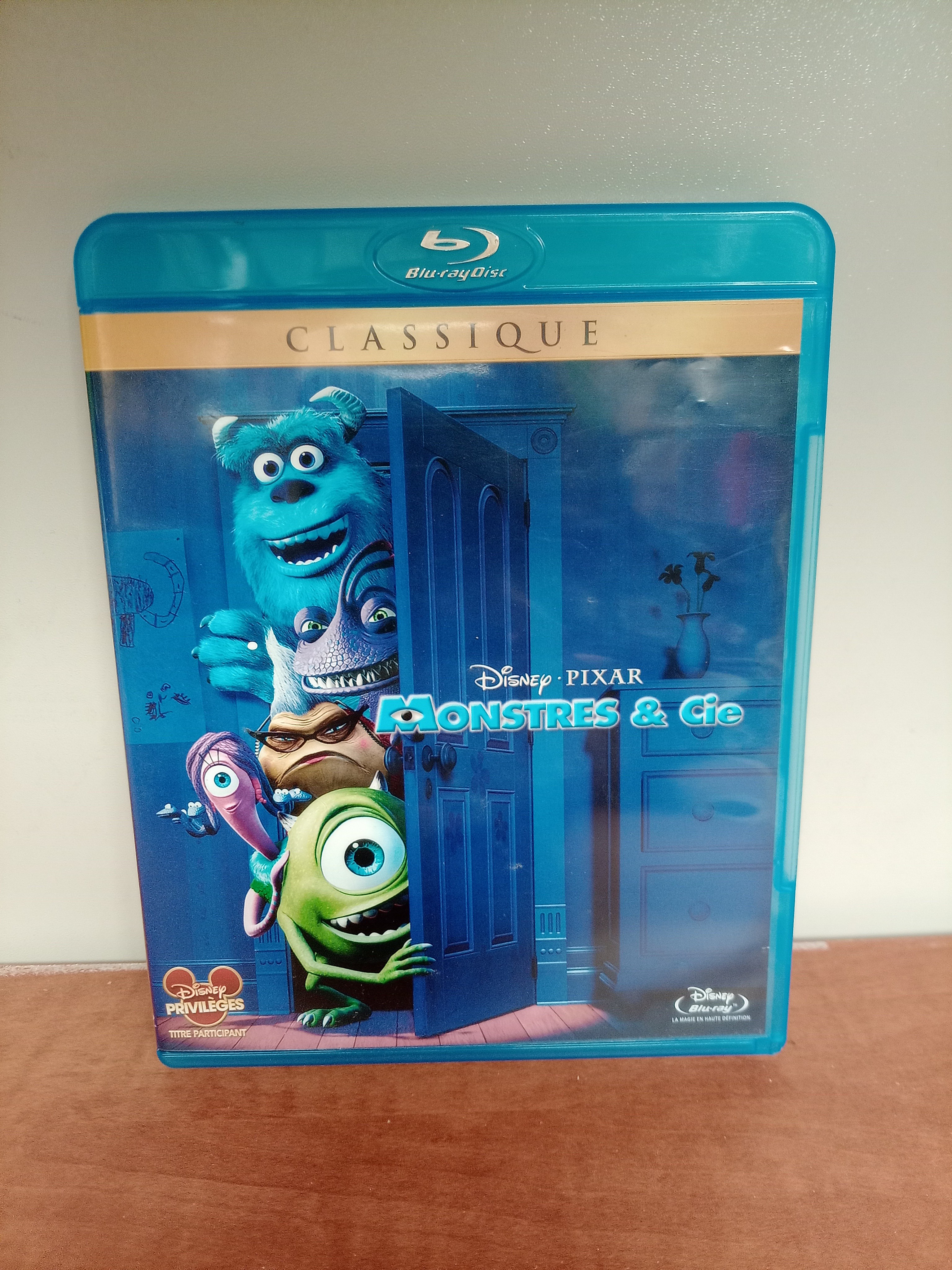 Monstres & Cie Blu-ray édition Classique Disney Pixar