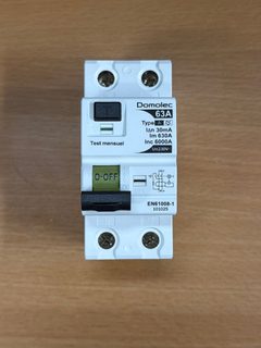 Domolec interrupteur différentiel 63A Type A 30mA 2P 230V