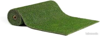 Rouleau de gazon synthétique 4 x 1 m épaisseur 30 mm
