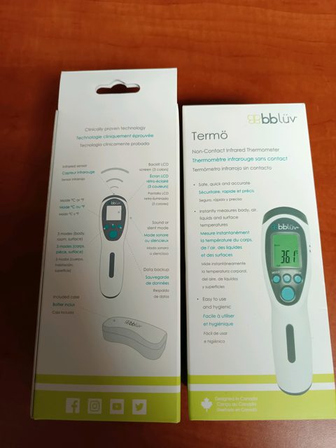 bblüv Termö - Thermomètre infrarouge sans contact