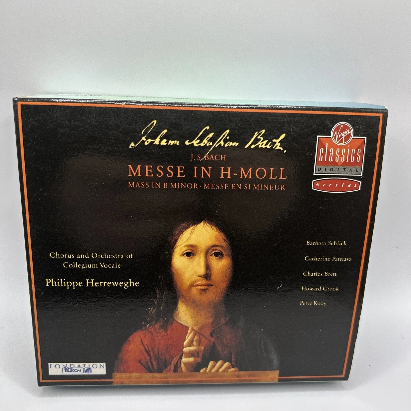 CD Messe en si mineur Philippe Herreweghe 2 CD