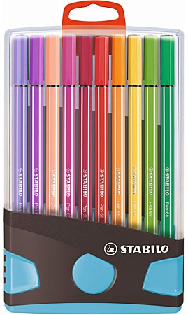 STABILO Pen 68 ColorParade lot de 20 feutres de coloriage