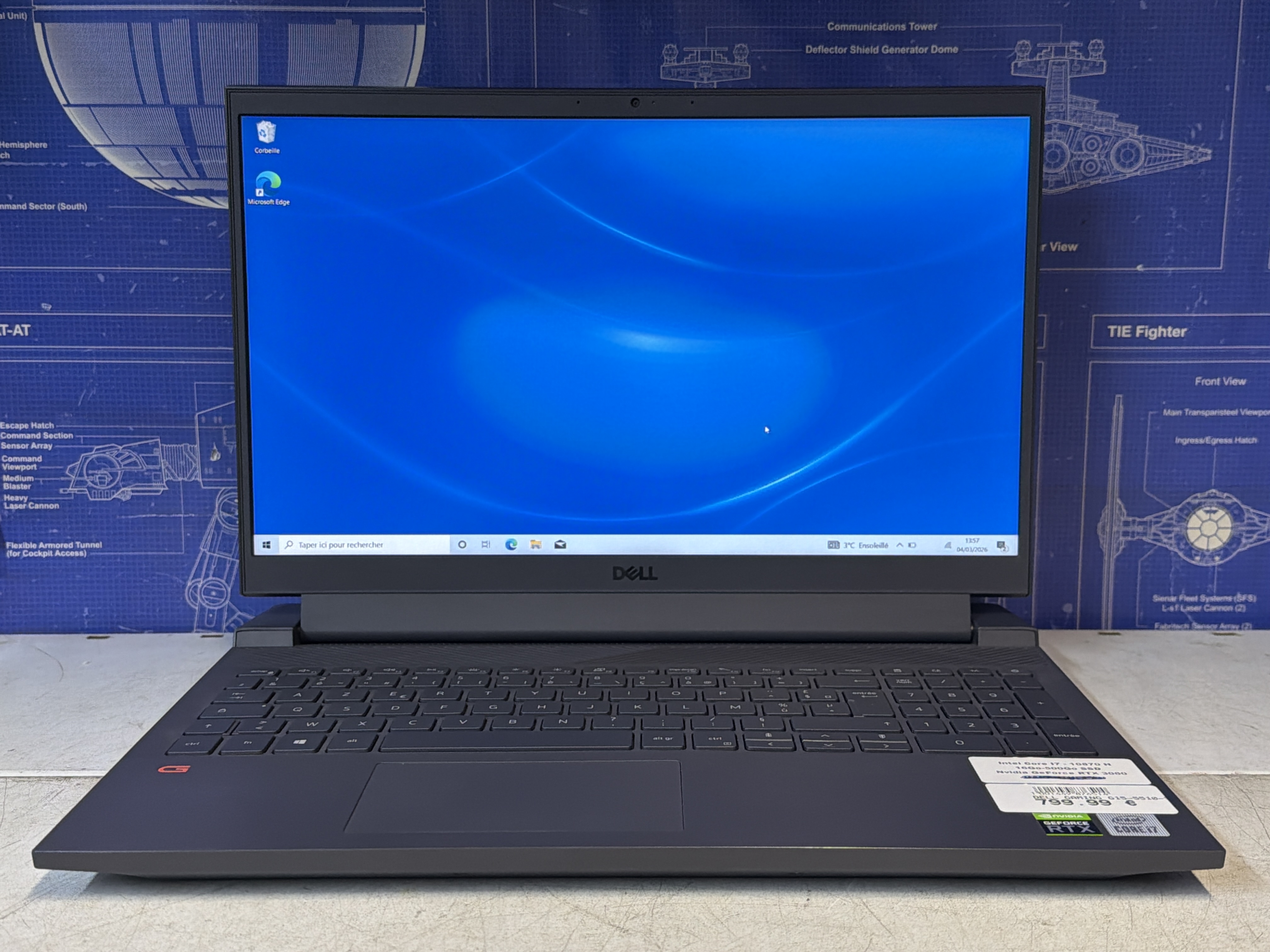 Dell Gaming G15 5510 - i7-10870H, RTX 3060, 16 Go, 500 Go SSD