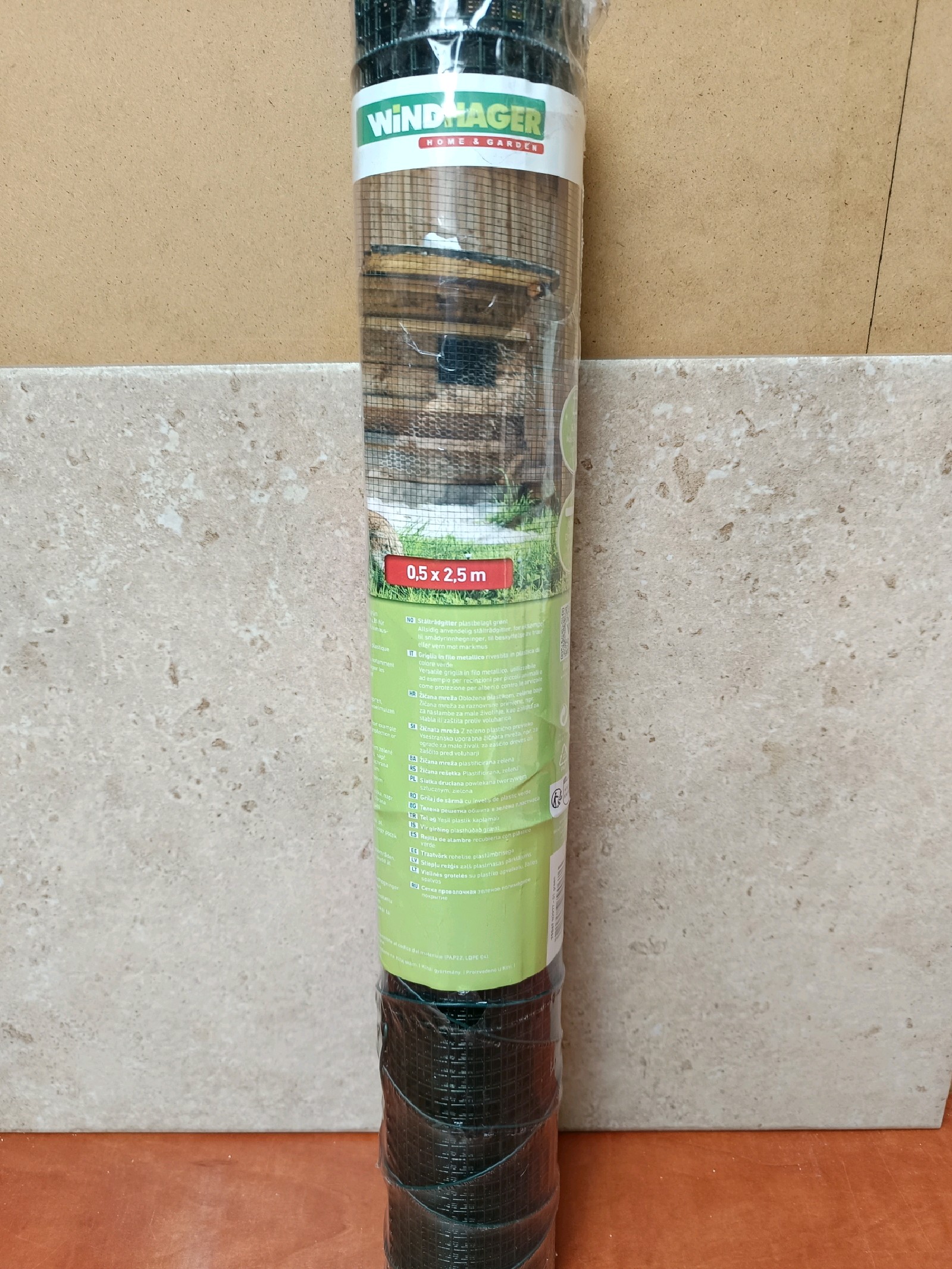 Grillage plastique Windhager 0,5 x 2,5 m