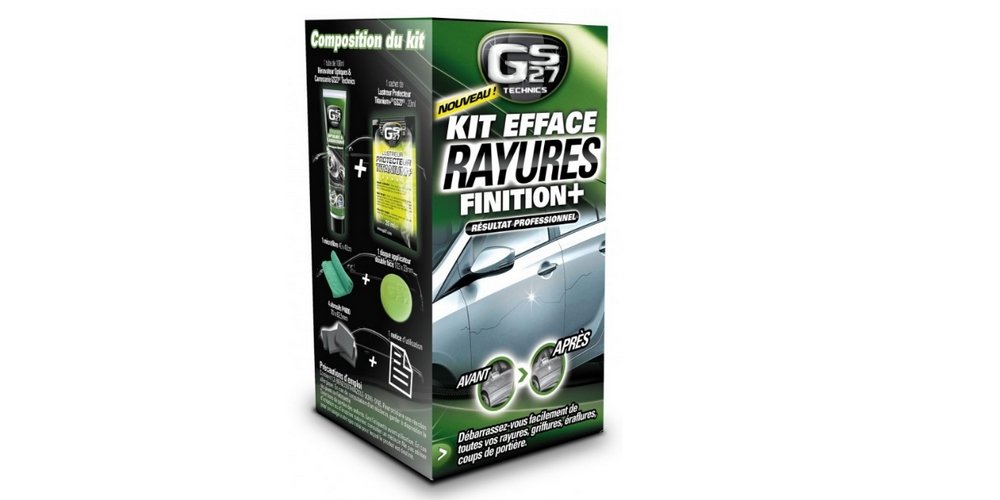 Kit Efface Rayures Finition + Gs27