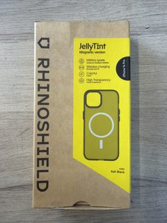 Coque Rhinoshield JellyTint MagSafe pour iPhone 14 Pro noir transparent
