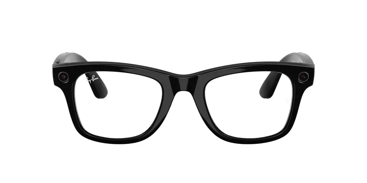 Ray-Ban Meta Wayfarer Gen 2 noir verres transparents