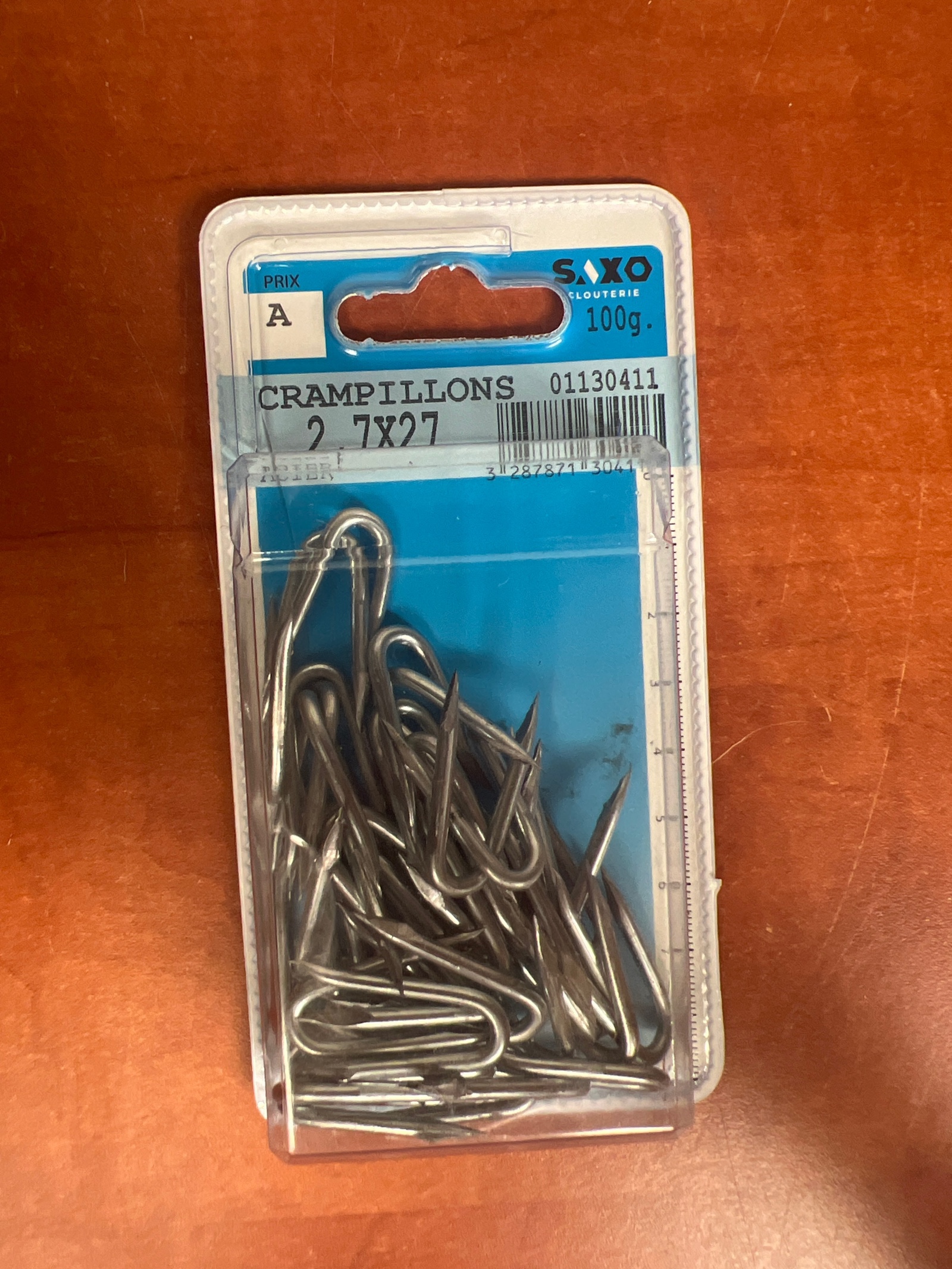 Crampillons Léonard 2.7x27 – 100 g