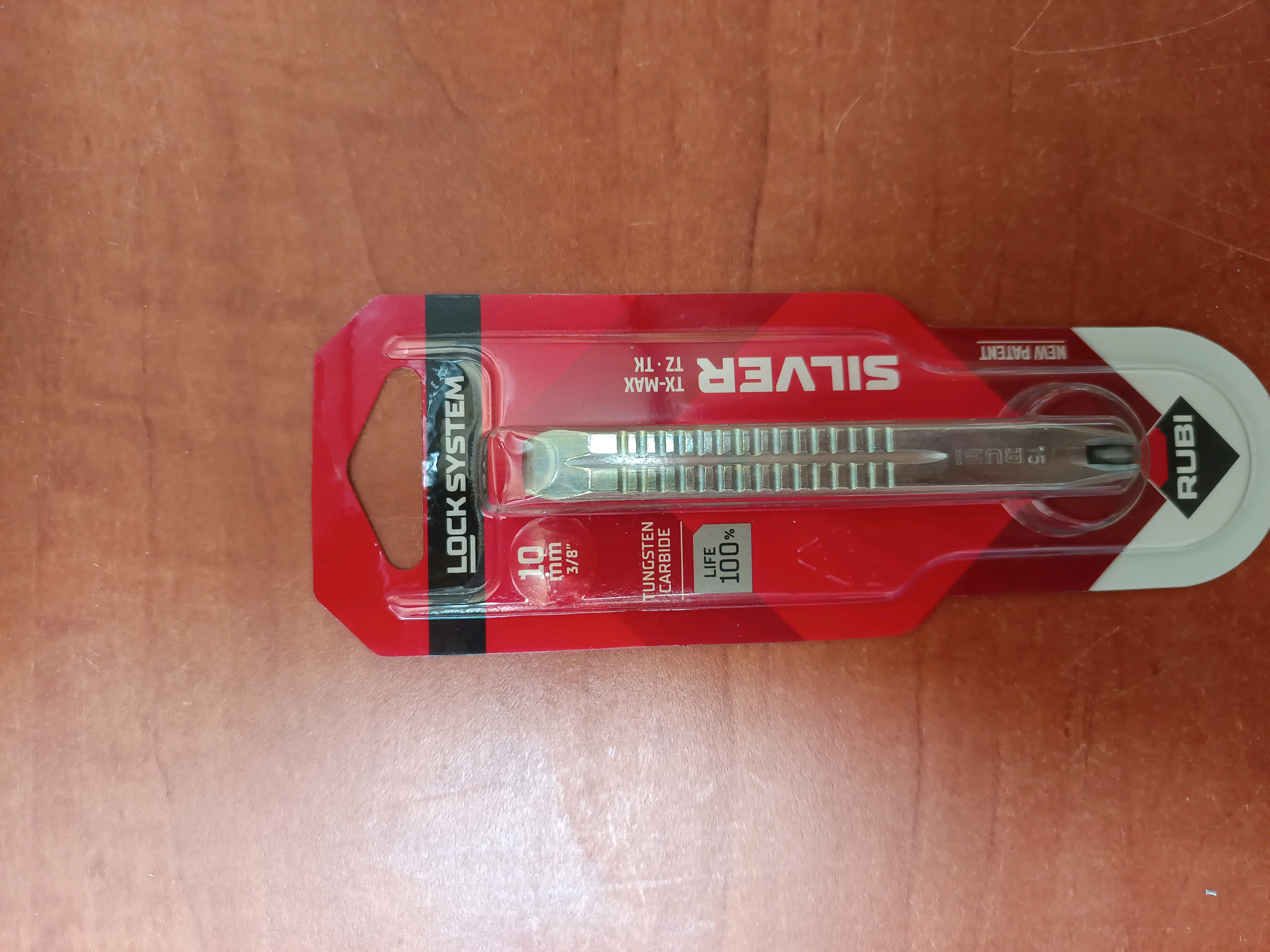 RUBI Silver molette 10 mm pour TX-MAX/TZ (Lock System)