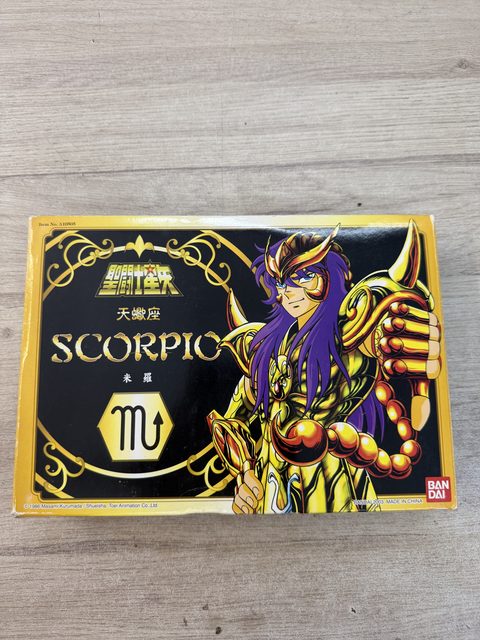 Saint Seiya Scorpion Milo figurine Bandai Hong Kong 2003