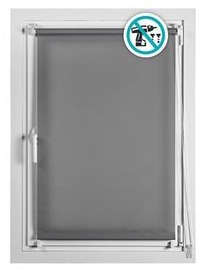 Store enrouleur Clip & Fix Stor Planet gris 75 x 180 cm