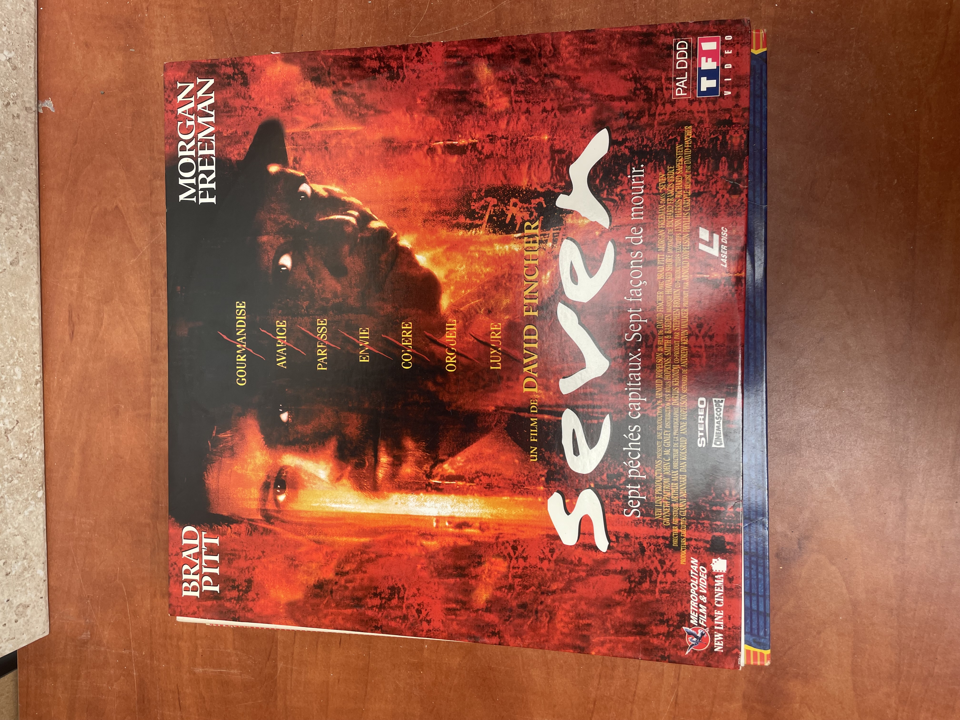 Seven LaserDisc PAL français David Fincher