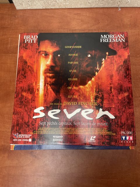 Seven LaserDisc PAL français David Fincher