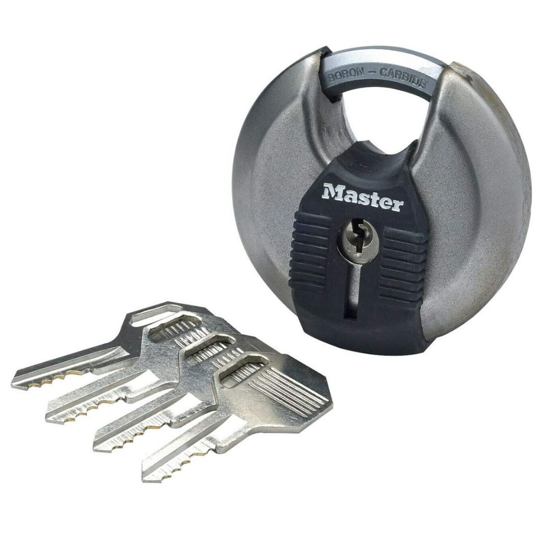 Master Lock Cadenas Disque Excell Acier inox 70 mm M40EURD
