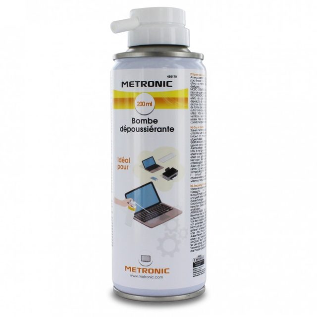Metronic bombe d'air comprimé dépoussiérante 200 ml