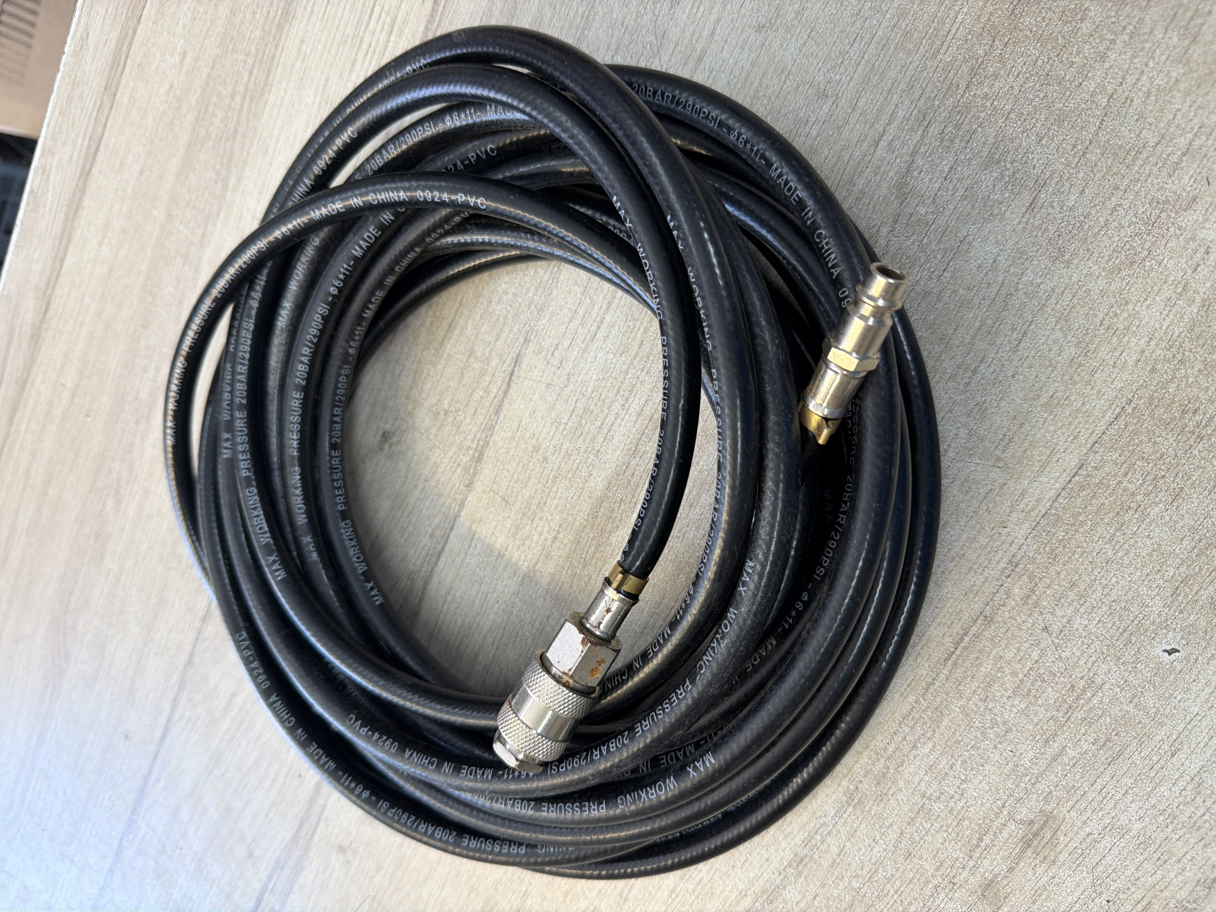 Rallonge pneumatique 9 m 20 bar 6 x 11 mm