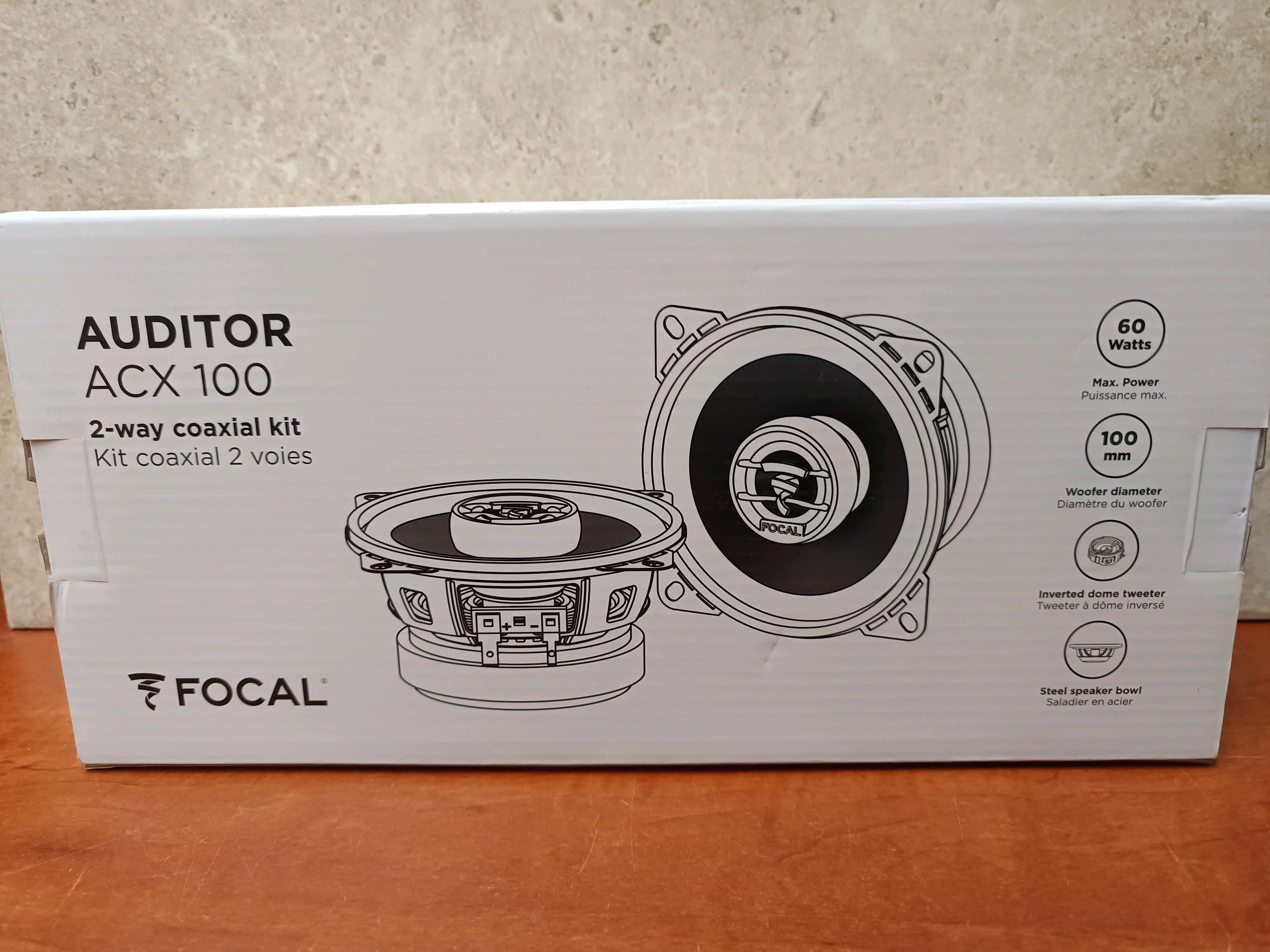 Focal Auditor ACX 100 - Kit coaxial 2 voies 100 mm