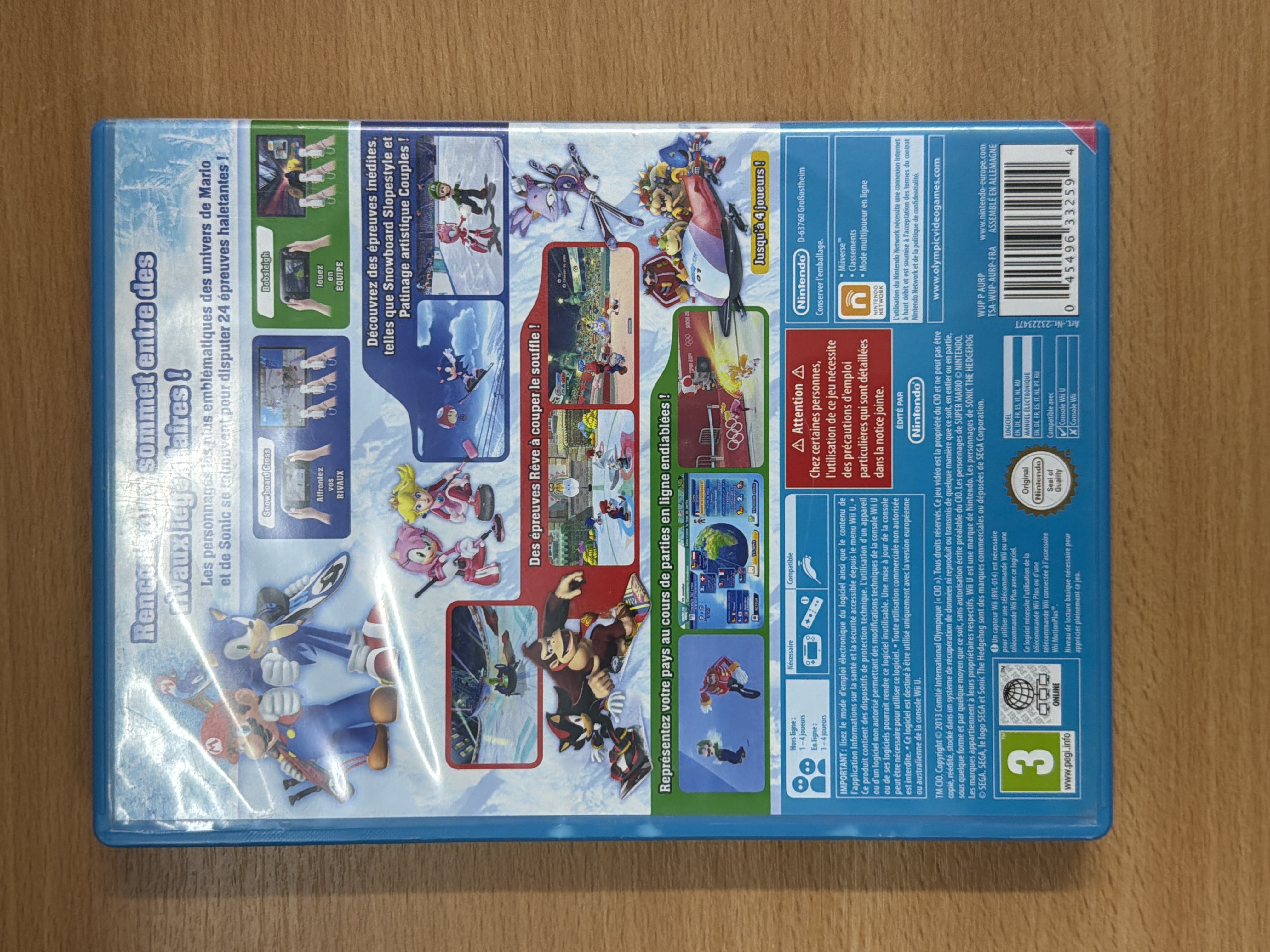 Mario & Sonic aux Jeux Olympiques d'hiver de Sotchi 2014 Wii U — photo 2