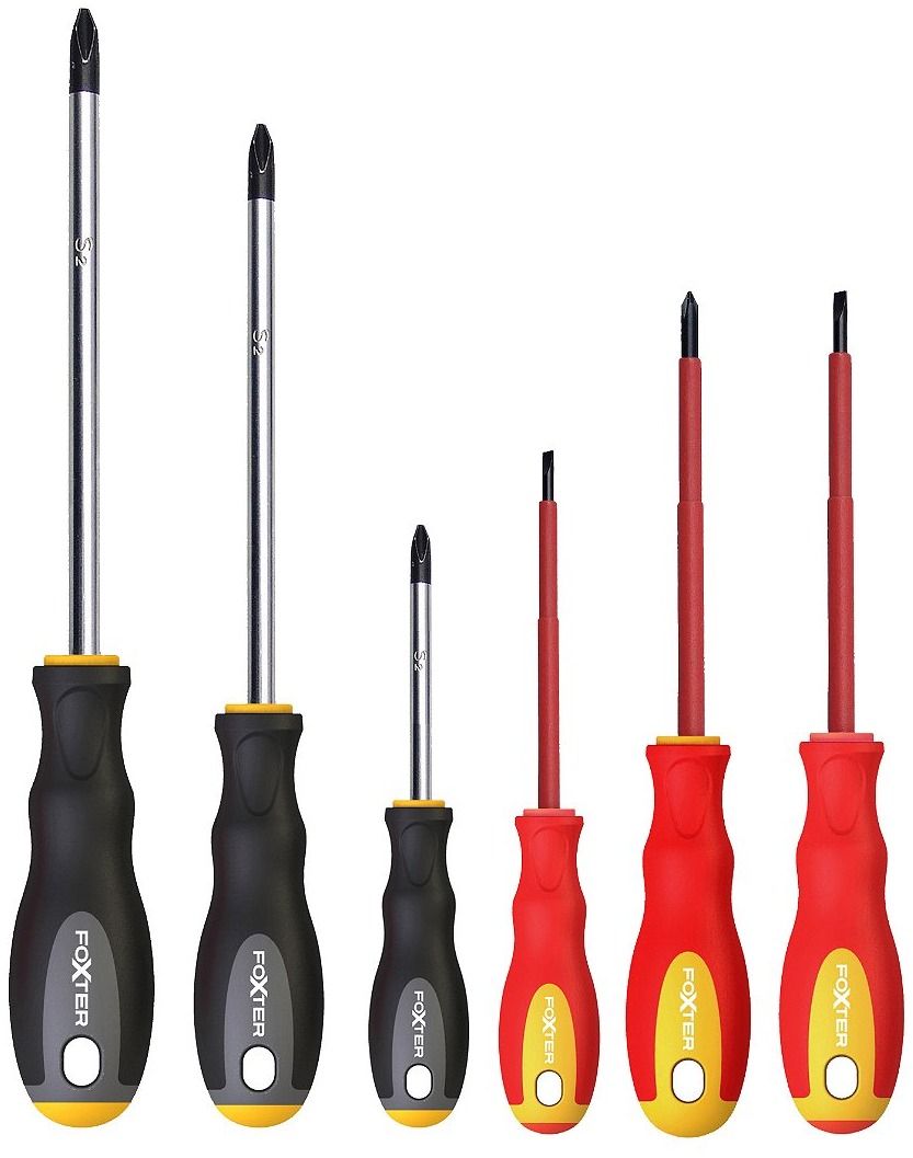 LOT DE 6 TOURNEVIS FOXTER