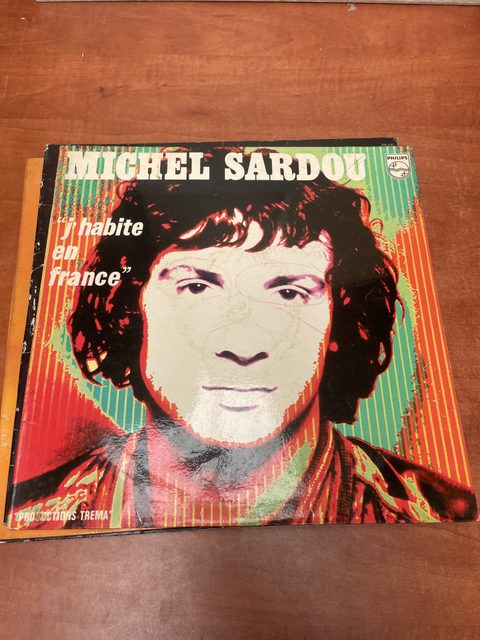 Michel Sardou J'habite en France vinyle