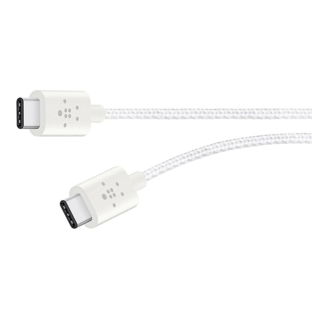Belkin MIXIT Metallic - Câble USB-C vers USB-C 1.83 m - blanc