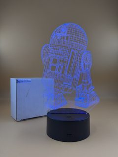 Lampe 3D R2-D2 Star Wars