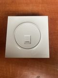 Plaque Schneider Electric Odace blanche avec cache — photo 1