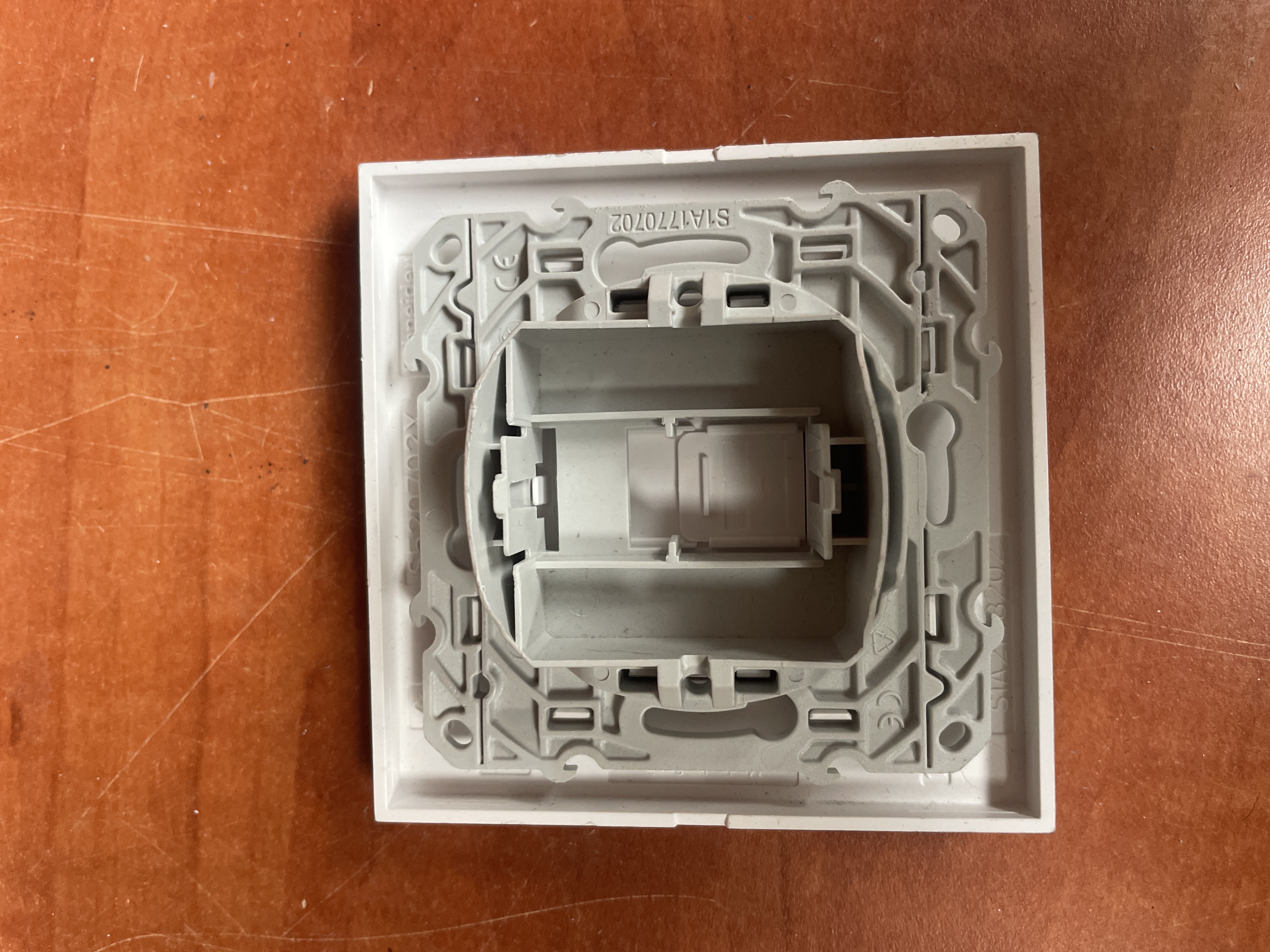 Plaque Schneider Electric Odace blanche avec cache — photo 2