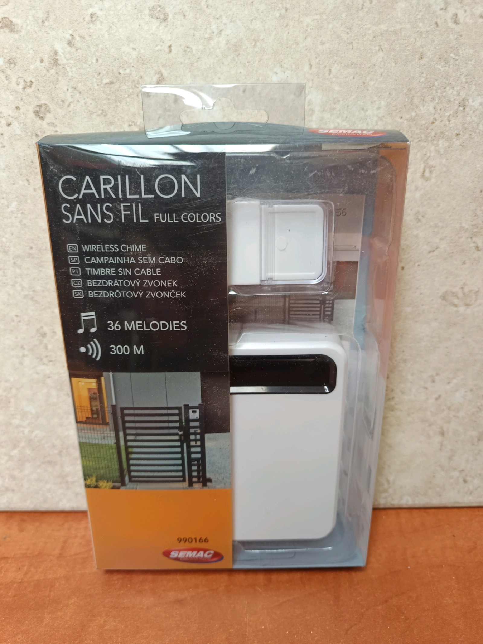 SERMAC Carillon sans fil Full Colors (36 mélodies, 300 m)