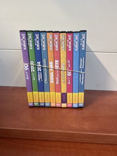 Lot de DVD Karaoké - Best of 80, 90, 2000, hits et classiques