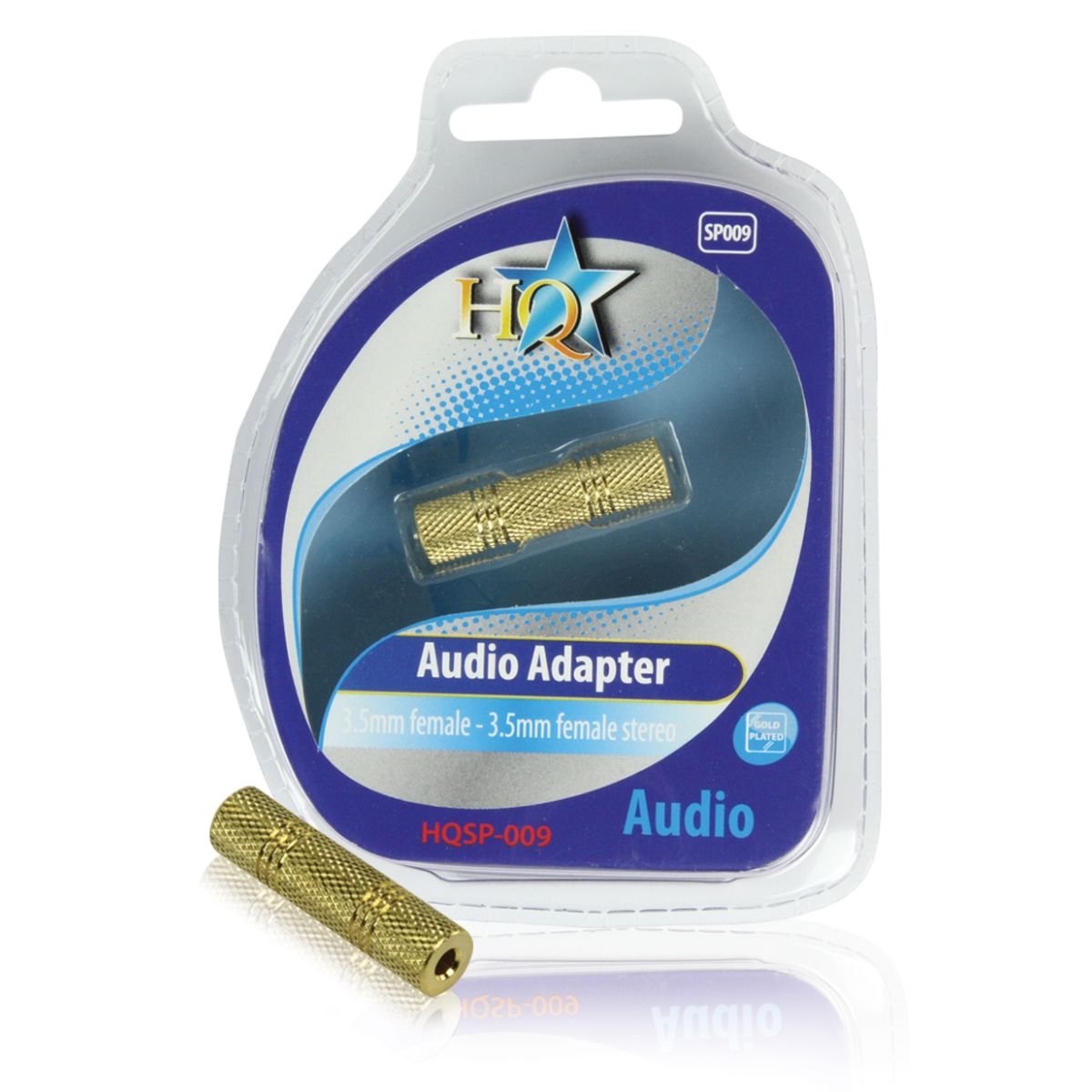 HQ Standard - Adaptateur audio - mini-phone stereo 3.5 mm femelle pour mini-phone stereo 3.5 mm femelle