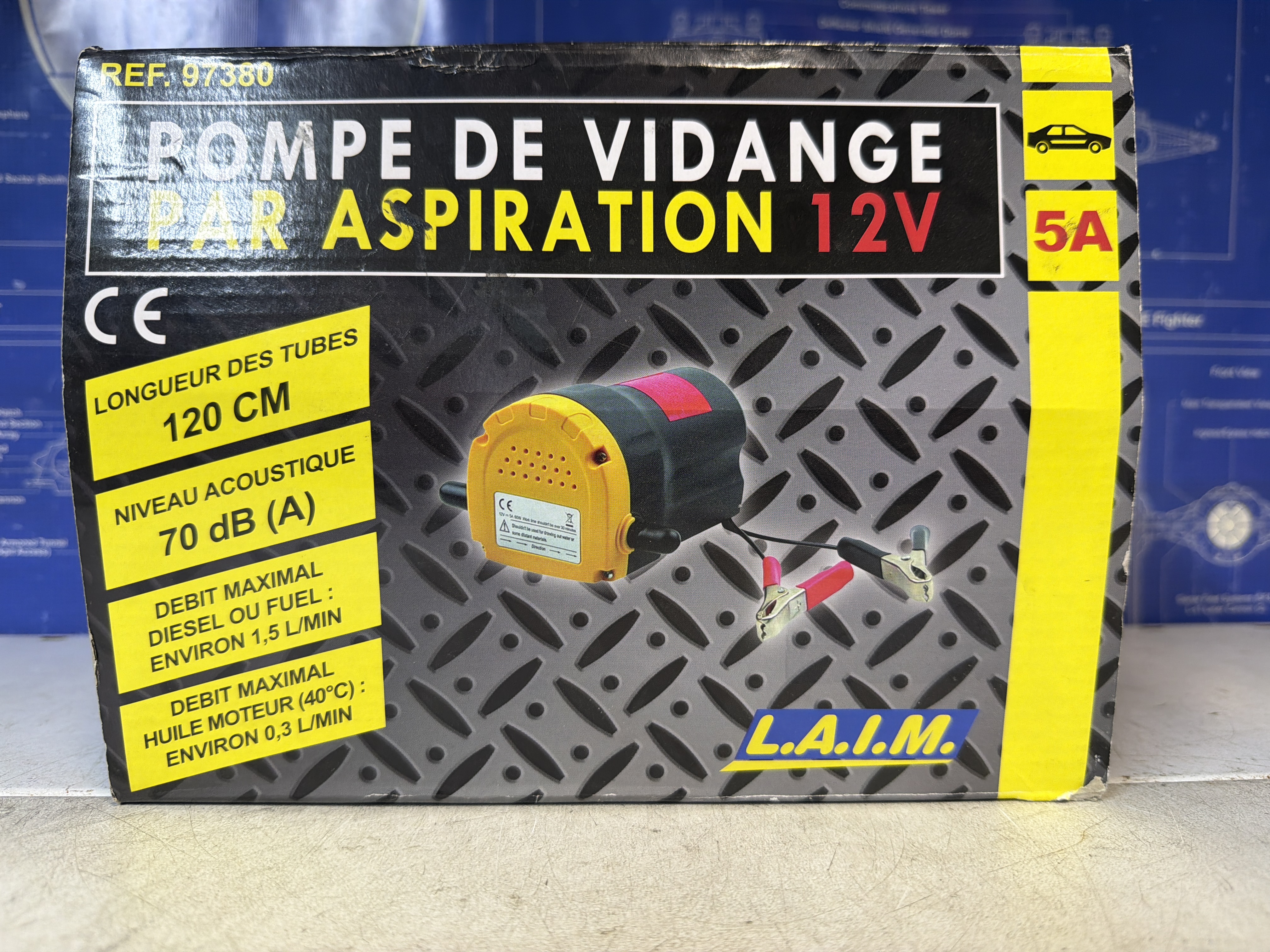 Pompe de vidange à huile 12 V Peraline 6289