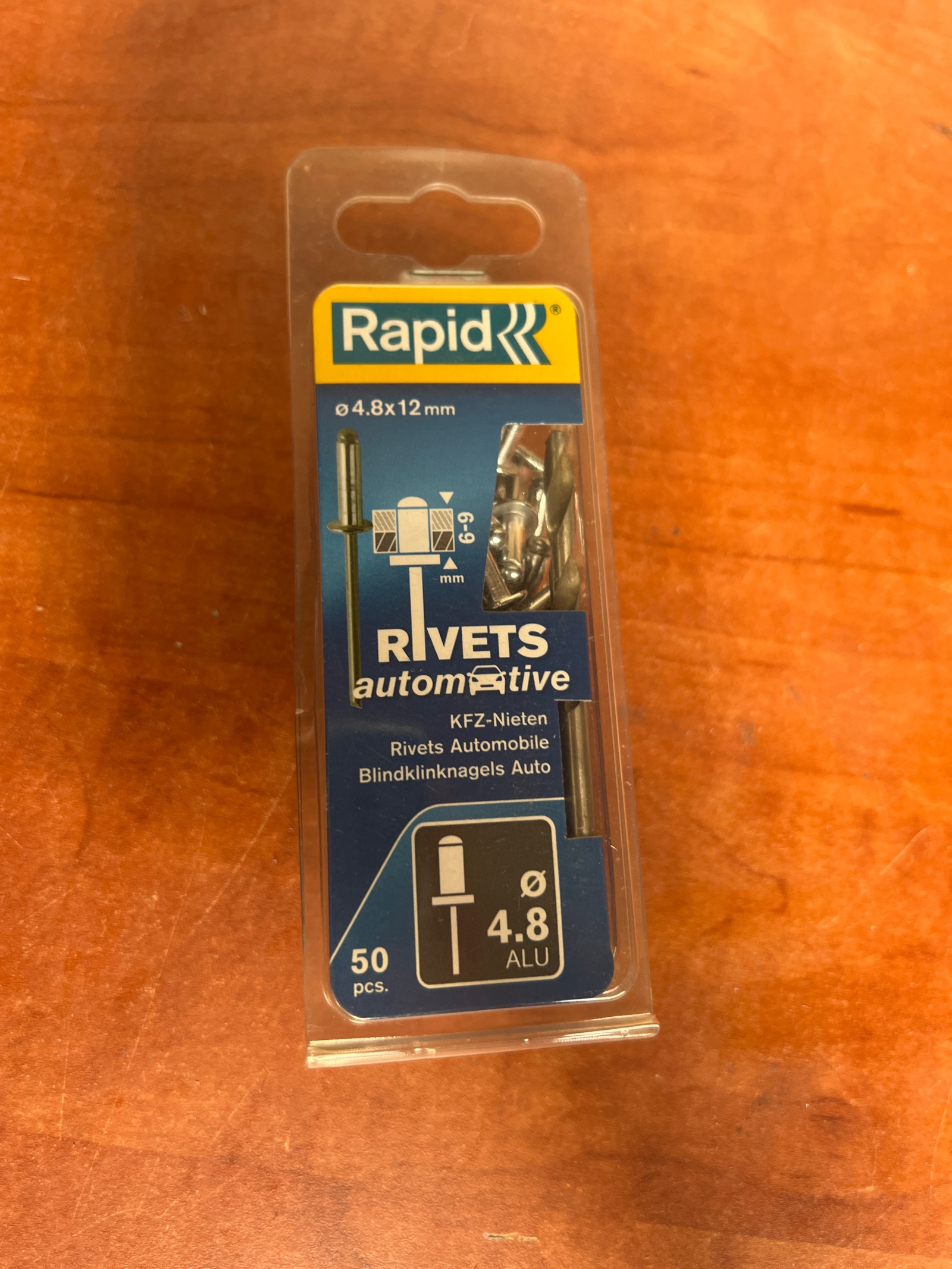 Rapid Rivets Automotive ALU Ø4.8 x 12 mm (50 pcs)