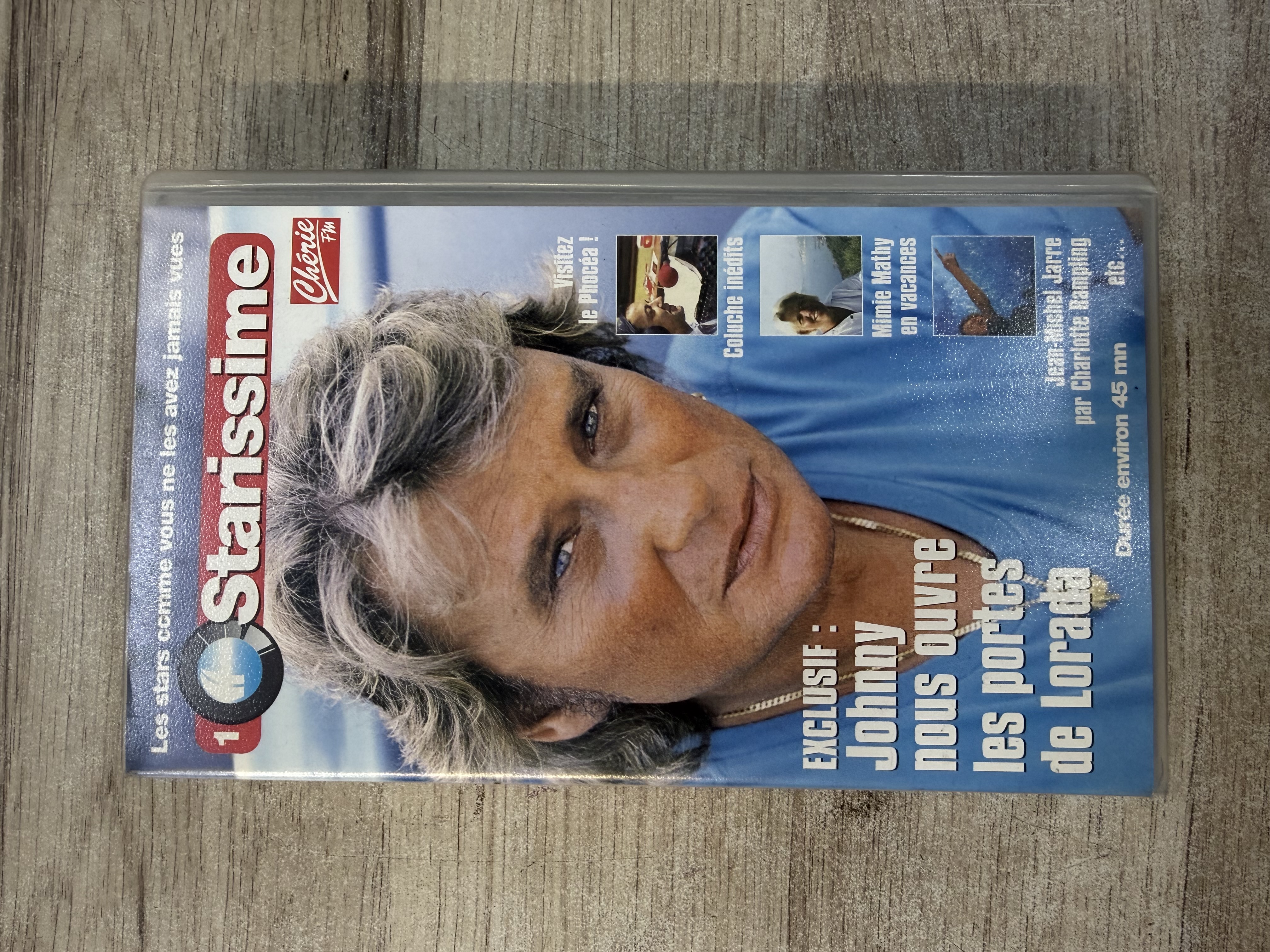 Cassette VHS Starissime n°1 Johnny Hallyday