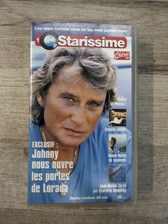 Cassette VHS Starissime n°1 Johnny Hallyday