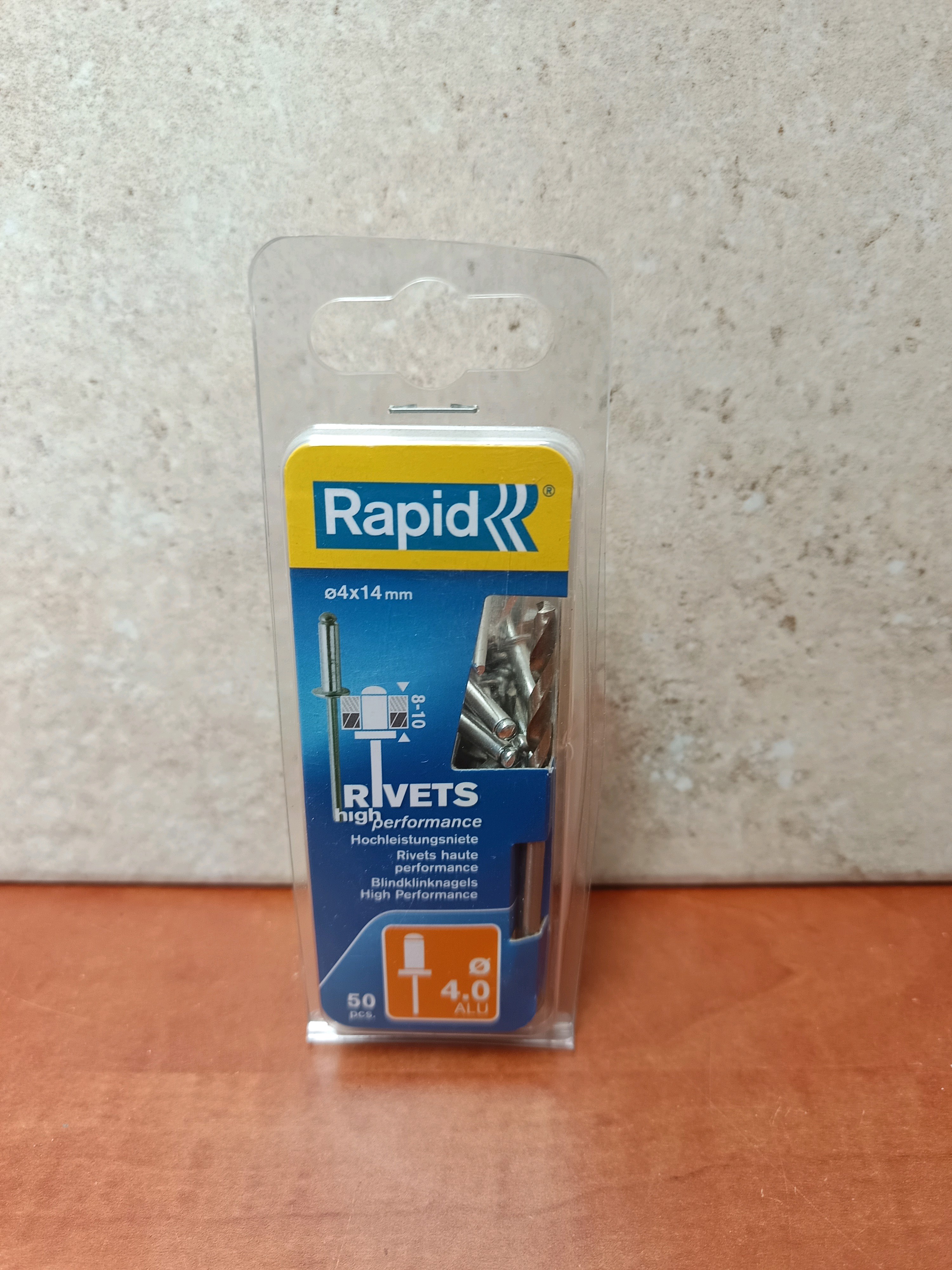 Rapid Rivets haute performance Ø4x14 mm Aluminium (x50)