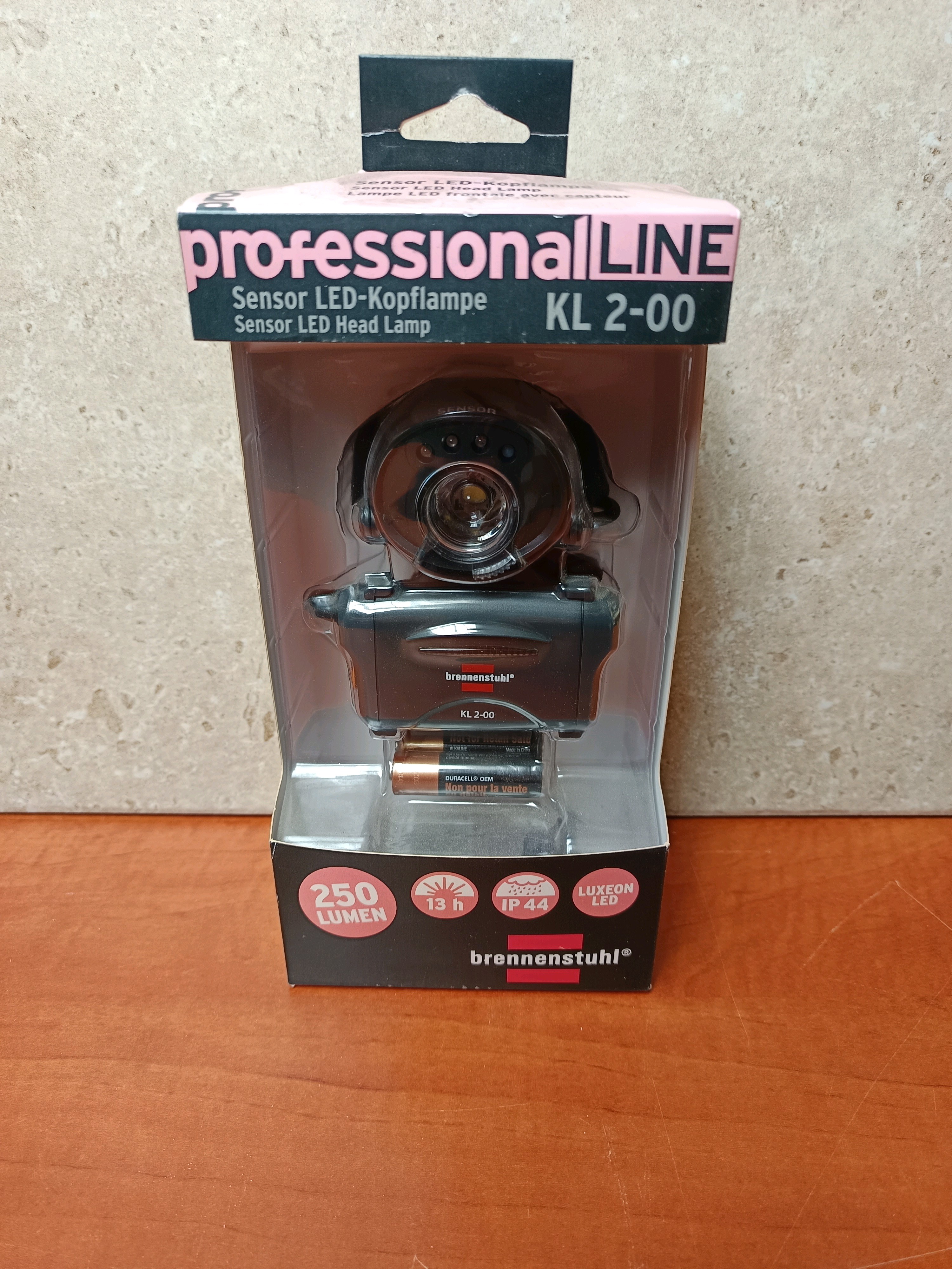 Lampe frontale LED à capteur Brennenstuhl professionalLINE KL 2-00 - 250 lumens
