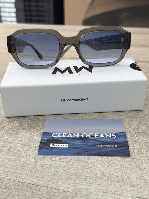 Lunettes de soleil MessyWeekend DOWNEY Grey Crystal Blue