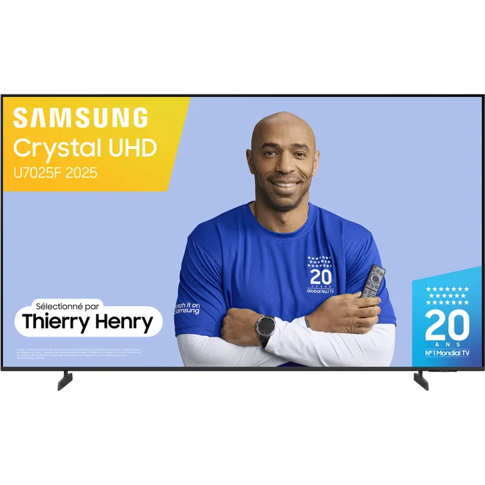 Téléviseur Samsung TU65U7025FK Crystal UHD 65 pouces 4K Smart TV