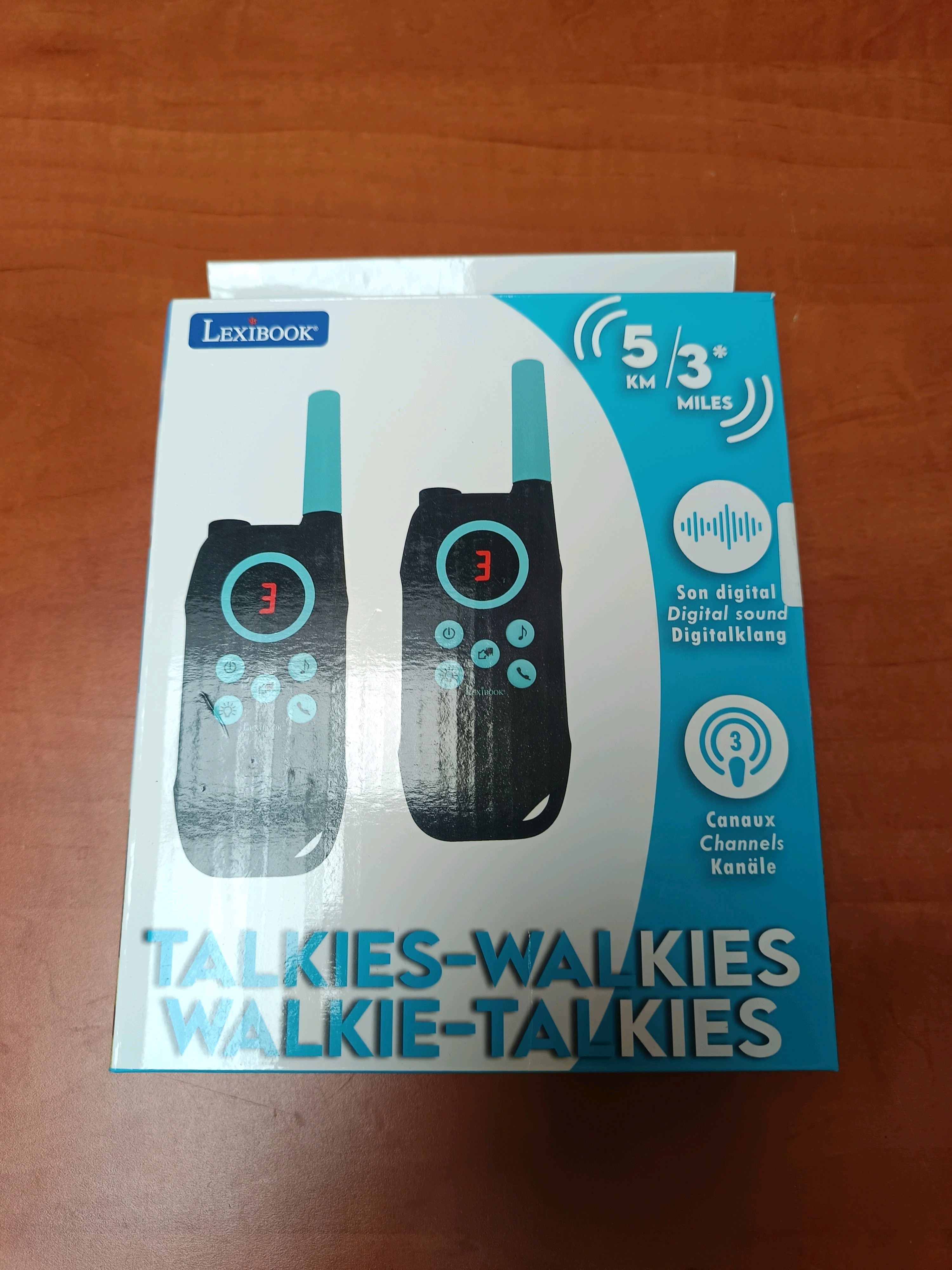 Lexibook Talkies-Walkies (Walkie-Talkies) portée 5 km, son digital