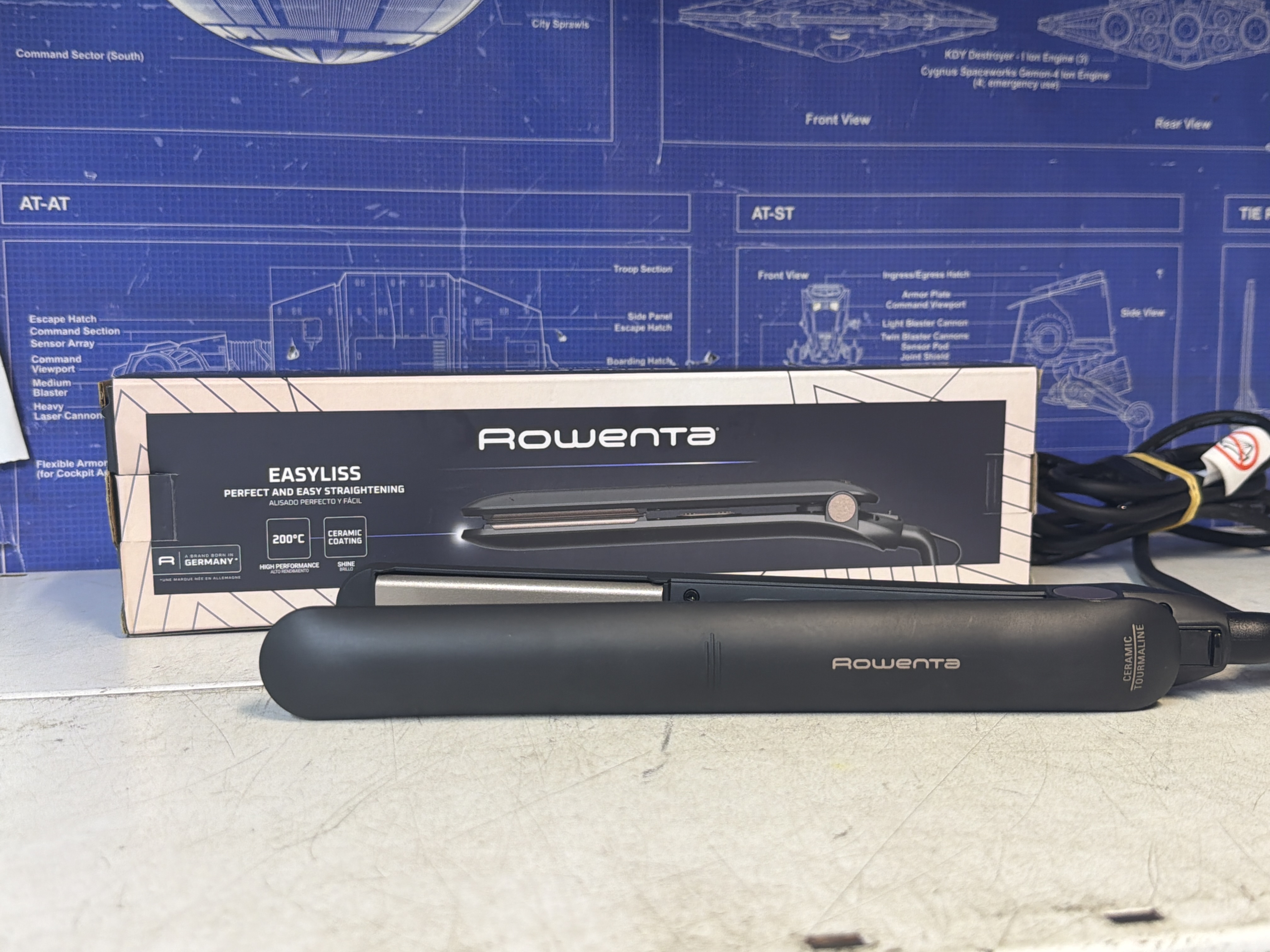 Lisseur Rowenta Easyliss Black Enigma 200°C