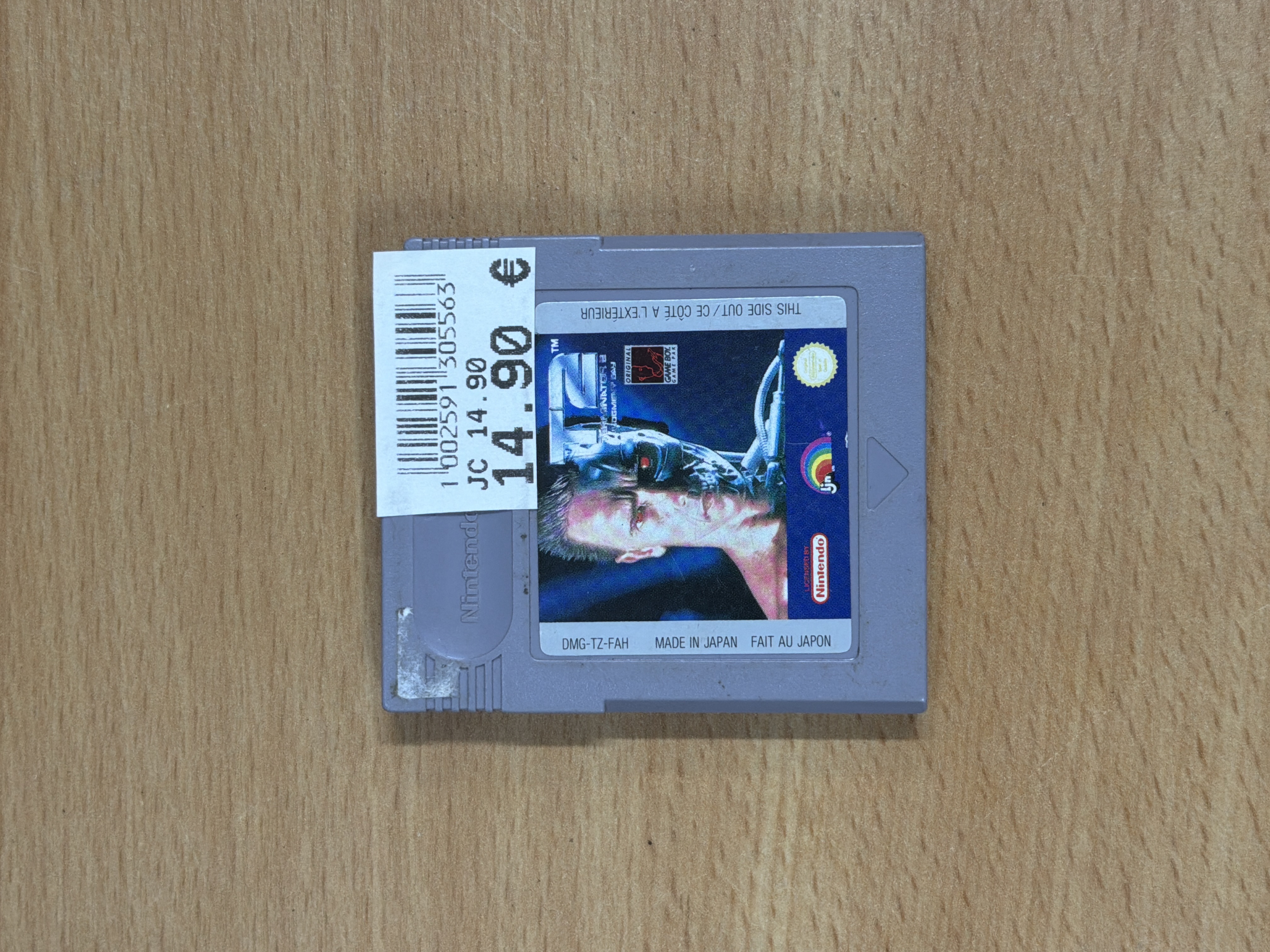 T2 Terminator 2 Judgment Day Game Boy sans boîte