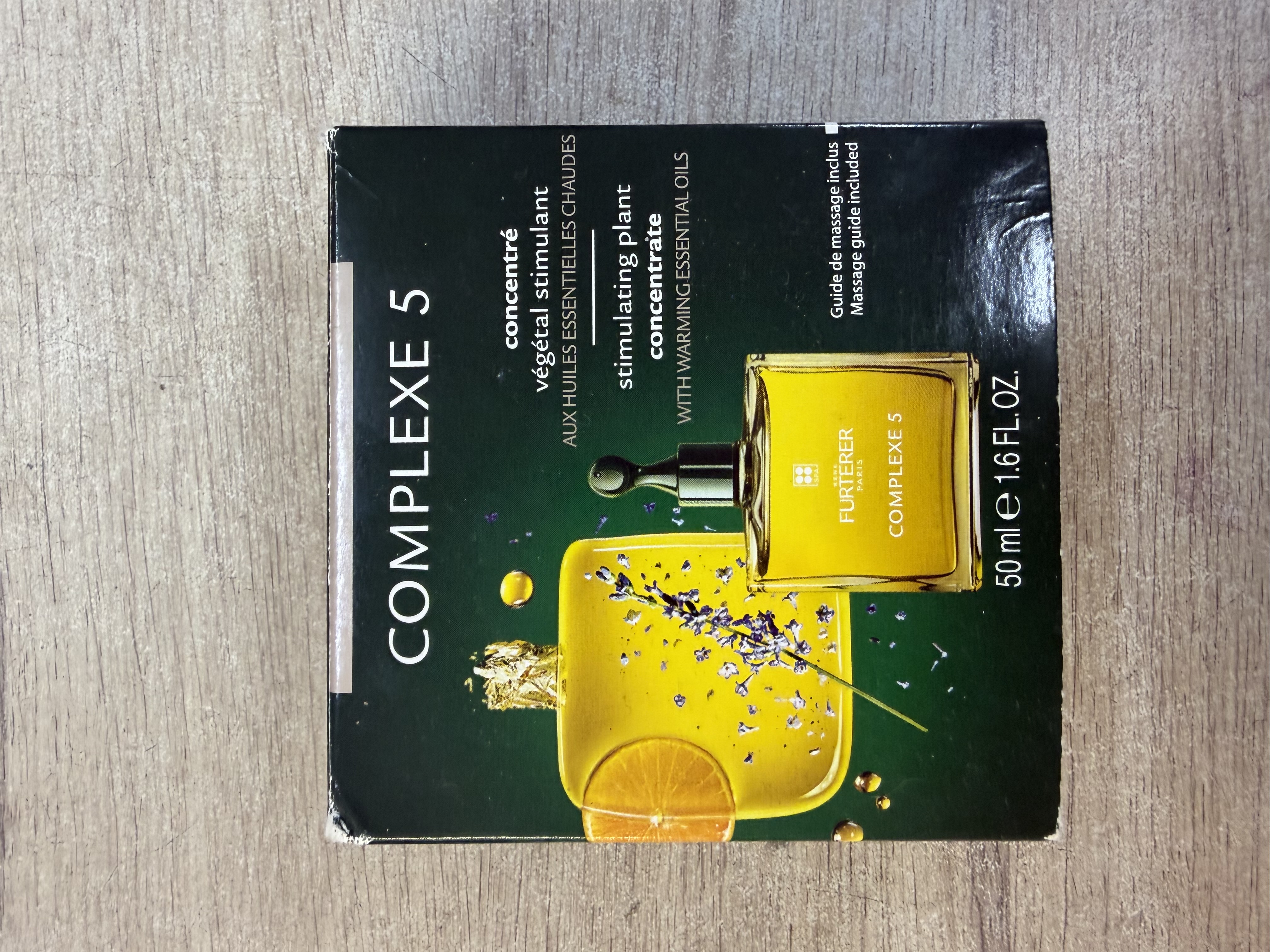 René Furterer Complexe 5 Concentré végétal stimulant aux huiles essentielles chaudes 50 ml