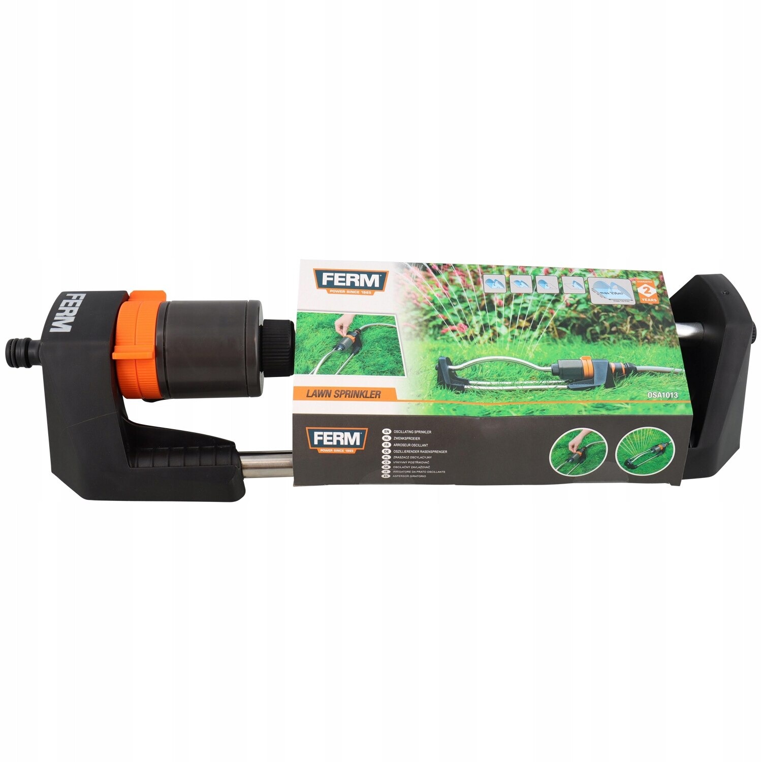 Arroseur oscillant FERM OSA1013 pour jardin