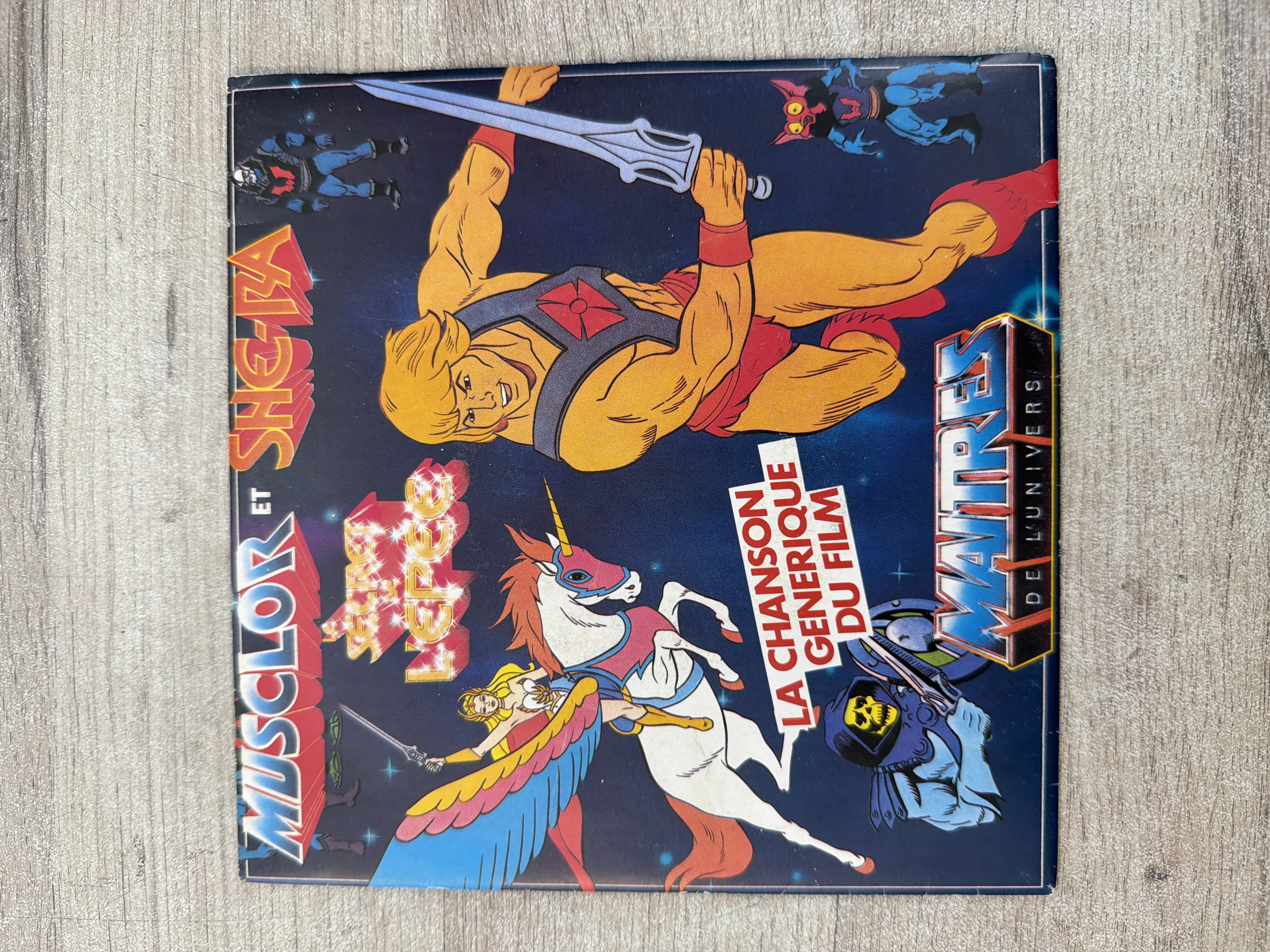 45 tours Musclor et She-Ra Le Secret de l'Épée AB Productions