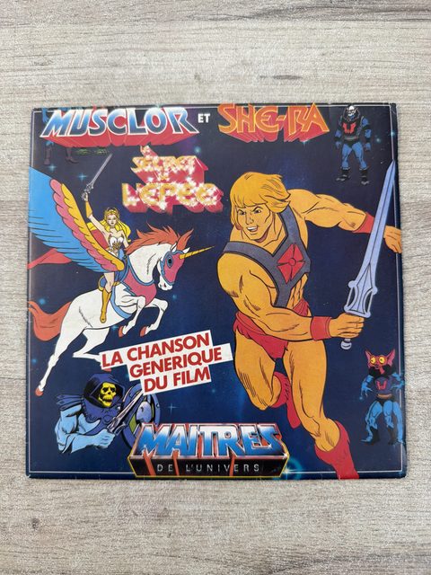 45 tours Musclor et She-Ra Le Secret de l'Épée AB Productions